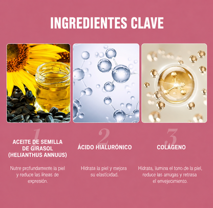 Bálsamo hidratante de colágeno para arrugas